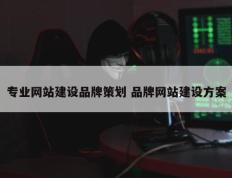 专业网站建设品牌策划 品牌网站建设方案