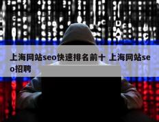上海网站seo快速排名前十 上海网站seo招聘