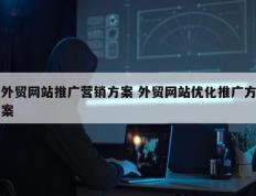 外贸网站推广营销方案 外贸网站优化推广方案