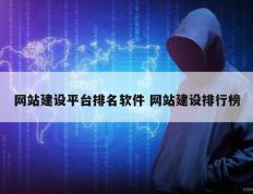网站建设平台排名软件 网站建设排行榜