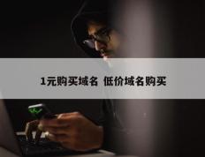 1元购买域名 低价域名购买