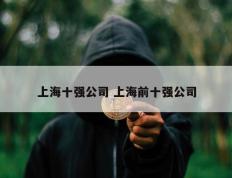 上海十强公司 上海前十强公司