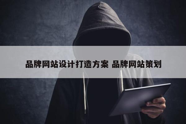 品牌网站设计打造方案 品牌网站策划