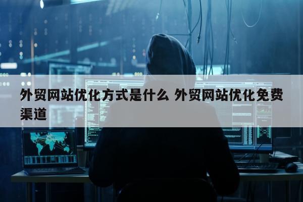 外贸网站优化方式是什么 外贸网站优化免费渠道