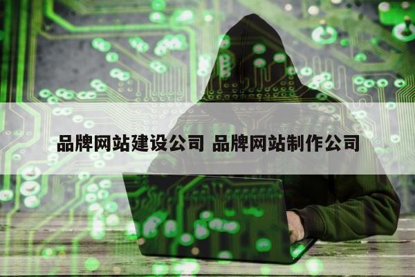 品牌网站建设公司 品牌网站制作公司