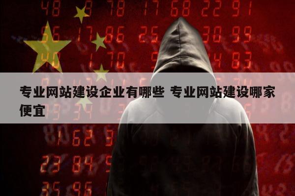 专业网站建设企业有哪些 专业网站建设哪家便宜