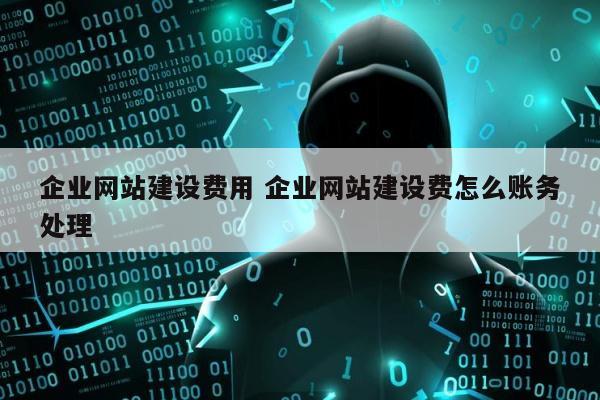 企业网站建设费用 企业网站建设费怎么账务处理