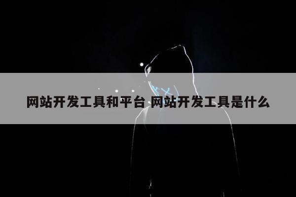 网站开发工具和平台 网站开发工具是什么