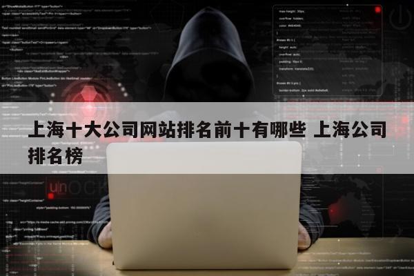 上海十大公司网站排名前十有哪些 上海公司排名榜