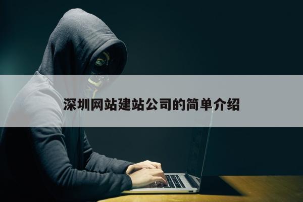 深圳网站建站公司的简单介绍