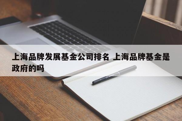 上海品牌发展基金公司排名 上海品牌基金是政府的吗