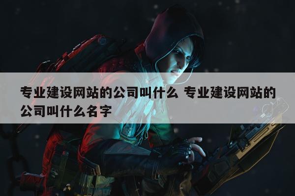 专业建设网站的公司叫什么 专业建设网站的公司叫什么名字