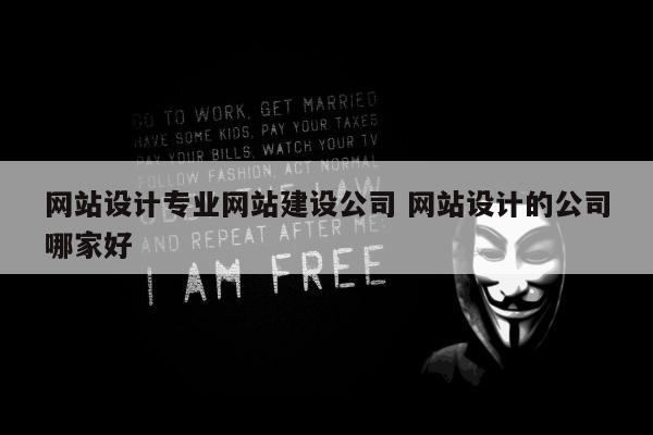网站设计专业网站建设公司 网站设计的公司哪家好