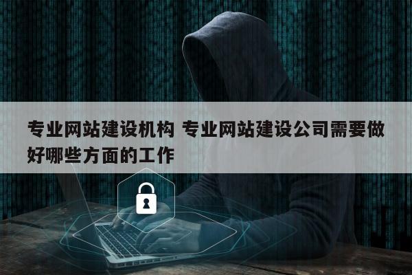 专业网站建设机构 专业网站建设公司需要做好哪些方面的工作
