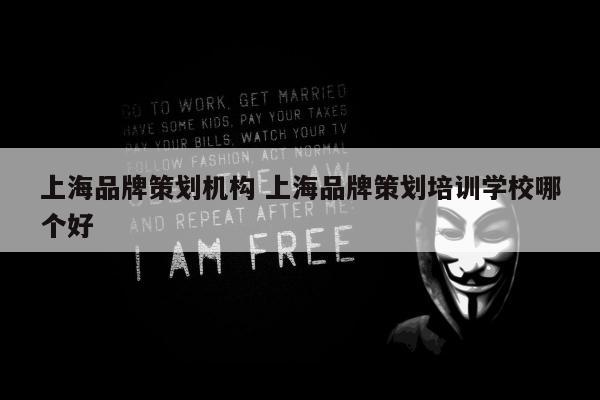 上海品牌策划机构 上海品牌策划培训学校哪个好