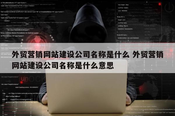 外贸营销网站建设公司名称是什么 外贸营销网站建设公司名称是什么意思