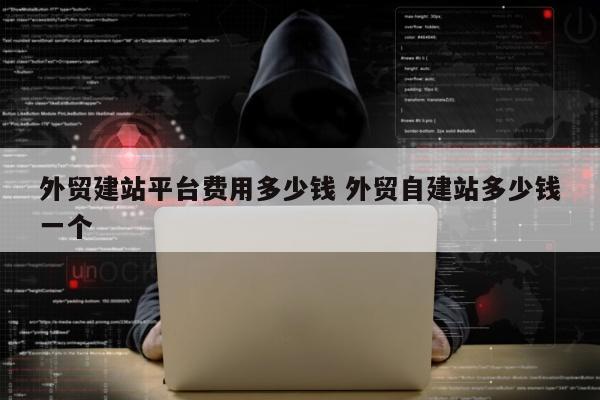 外贸建站平台费用多少钱 外贸自建站多少钱一个
