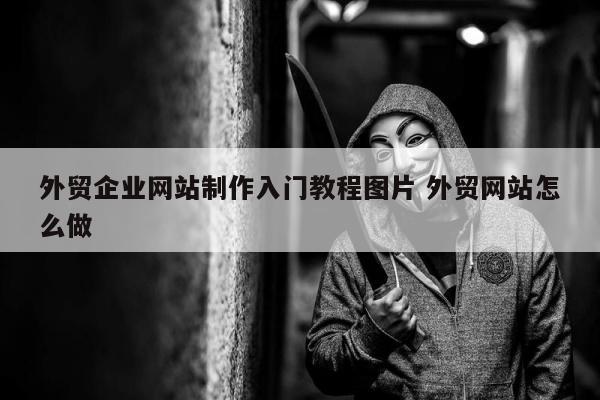 外贸企业网站制作入门教程图片 外贸网站怎么做
