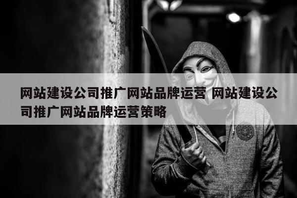 网站建设公司推广网站品牌运营 网站建设公司推广网站品牌运营策略