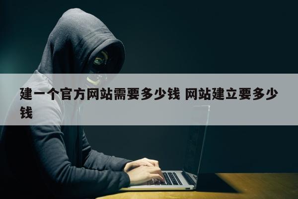 建一个官方网站需要多少钱 网站建立要多少钱
