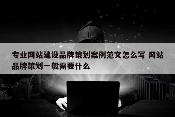 专业网站建设品牌策划案例范文怎么写 网站品牌策划一般需要什么